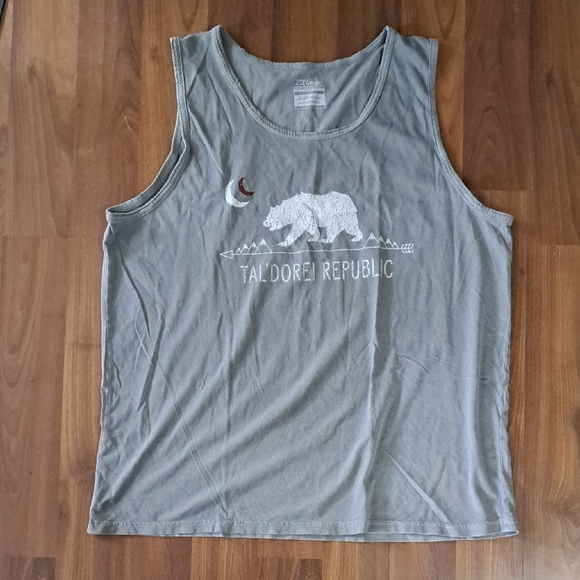 battle tested in Exandria Other - Men’s Gray Bear Graphic Tank Top